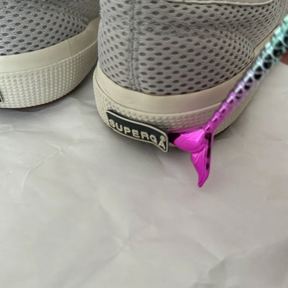 Superga light Gray  Mesh Sneakers